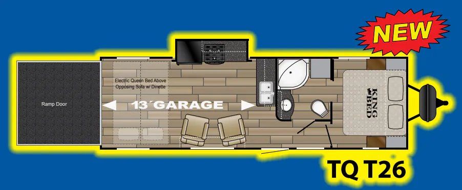 Heartland Torque TQ T26 floor plan