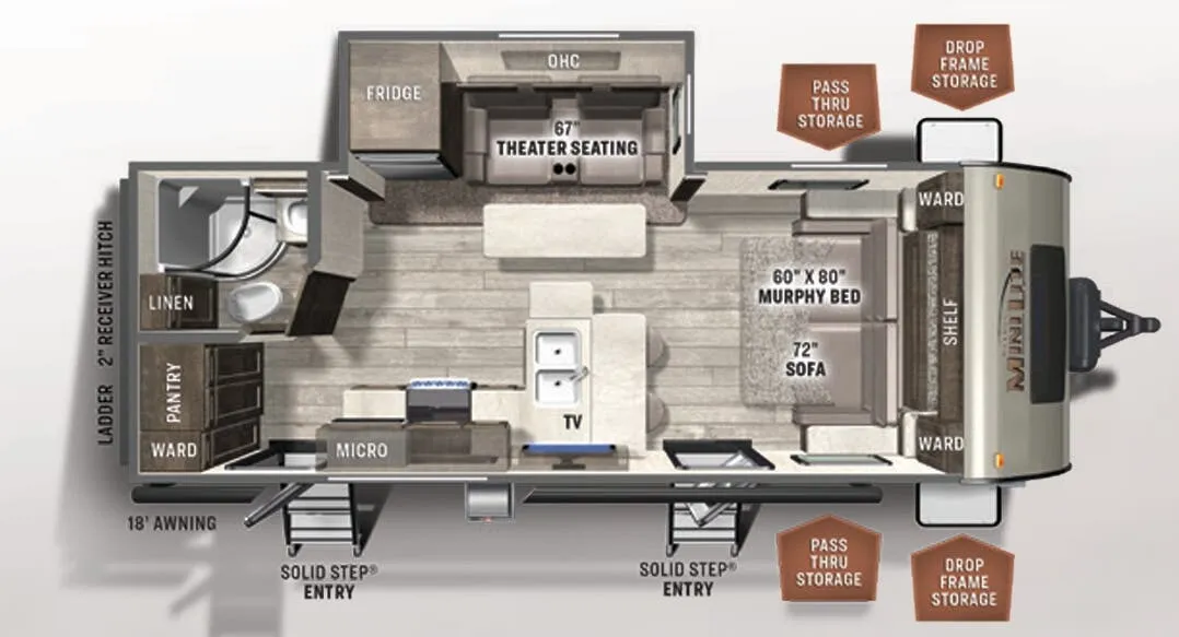 Forest River Rockwood Mini Lite 2514S exterior
