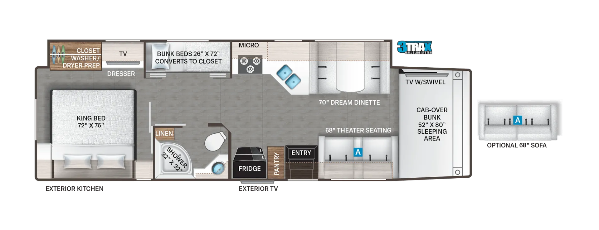 2027 Thor Motor Coach Magnitude Grand R36 - Floor plan