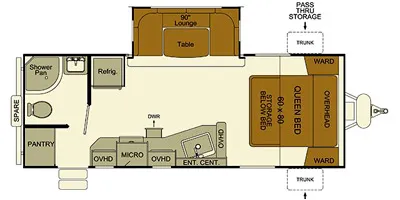 2017 Evergreen iGO 235RB - Floor plan