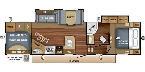 2018 Jayco Eagle HT 29.5BHDS - Floor plan