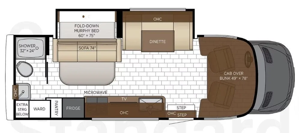 2026 Newmar Freedom Aire 2515 - Floor plan