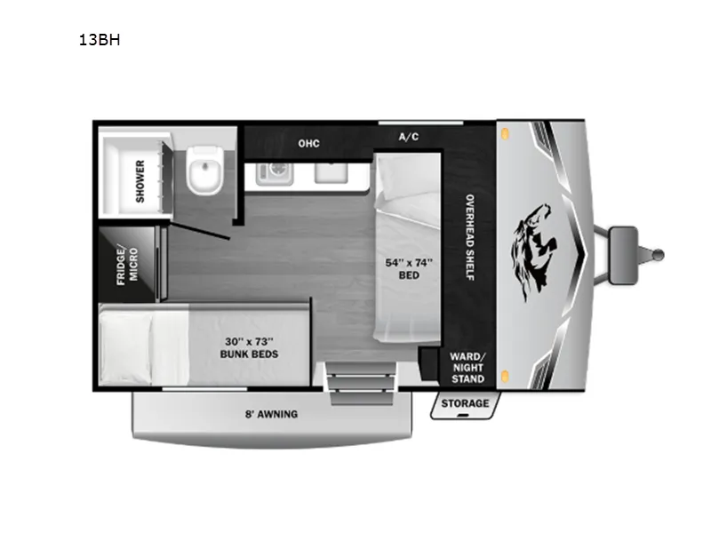 2026 Open Range Open Range Colt 13BH floor plan