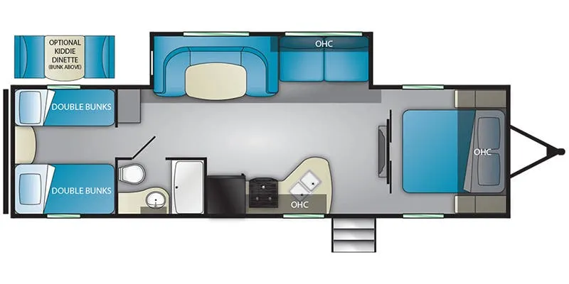 Heartland Pioneer PI QB 300 floor plan