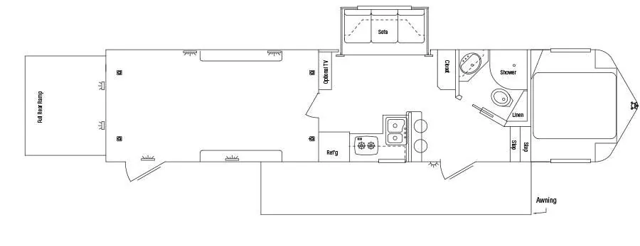 Sundowner Pro-Grade 2486 SGM floor plan