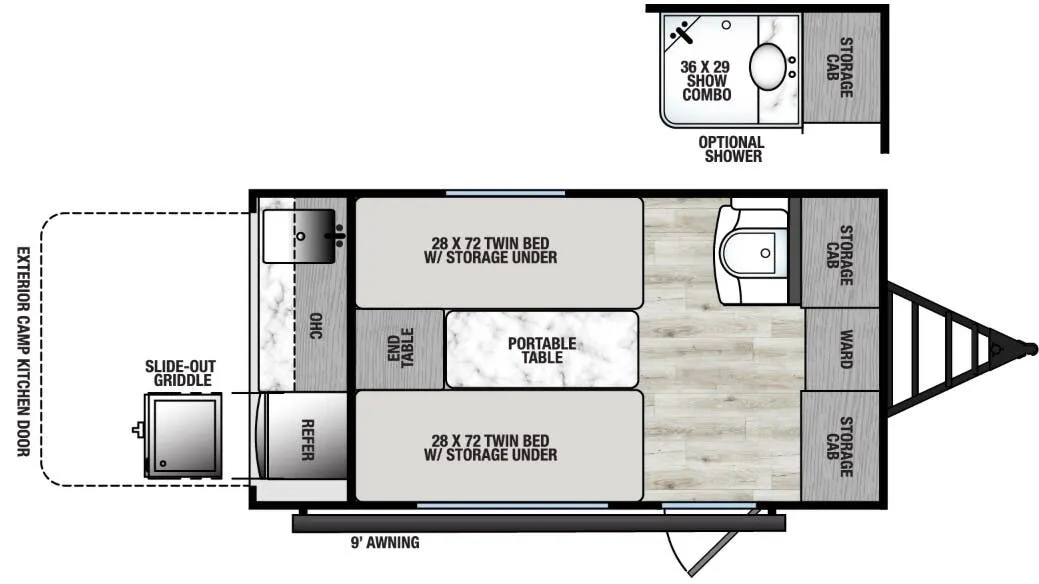 Coachmen Clipper ROK 11000ROK floor plan