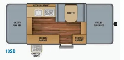 Jayco Jay Sport 10SD floor plan