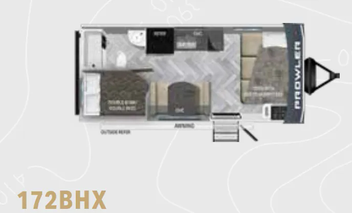 Heartland Prowler Lynx 172BHX floor plan