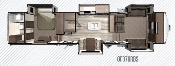 Highland Ridge Open Range OF370RBS floor plan