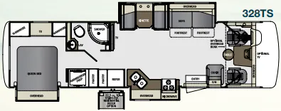 Forest River Georgetown 328TS floor plan