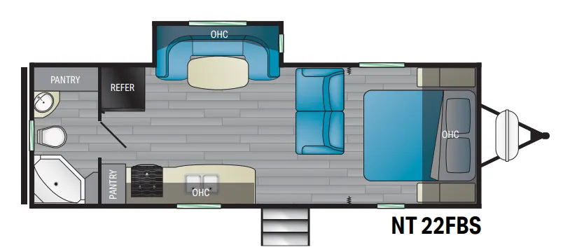 Heartland North Trail 22FBS floor plan