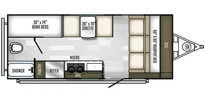 2021 Palomino Revolve EV4 floor plan