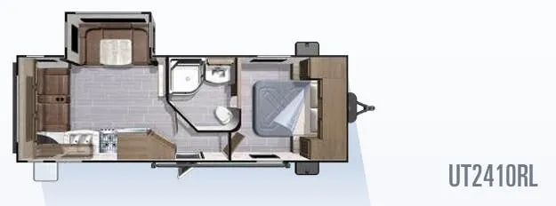 Highland Ridge Open Range Ultra Lite UT2504BH floor plan