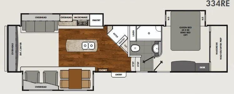 Coachmen Brookstone 334RE floor plan