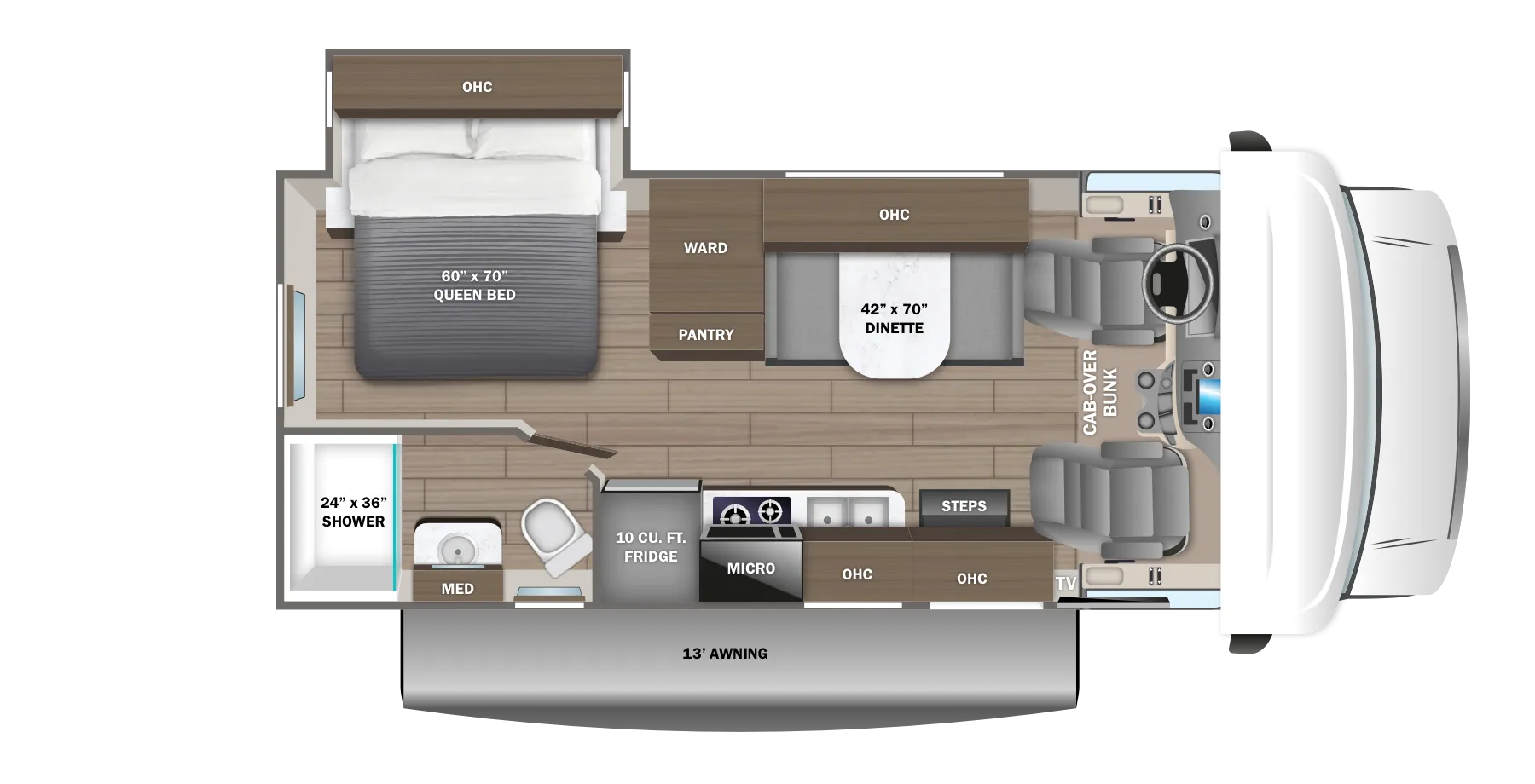Jayco Redhawk SE 22C floor plan