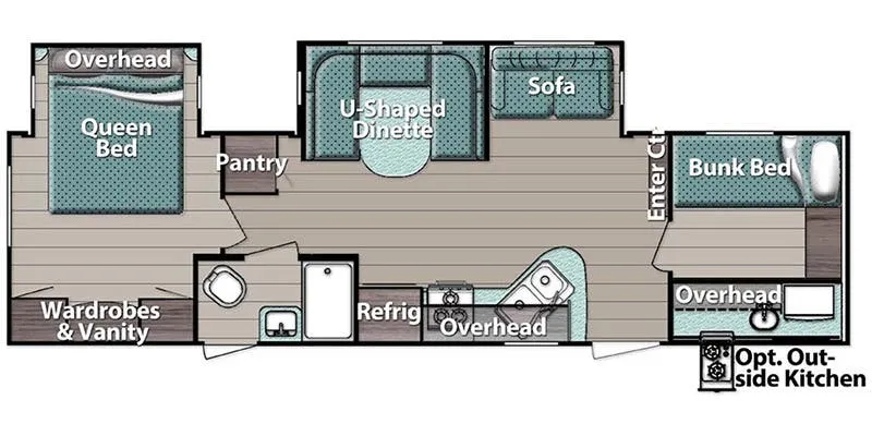 Gulf Stream Innsbruck 30FRK floor plan