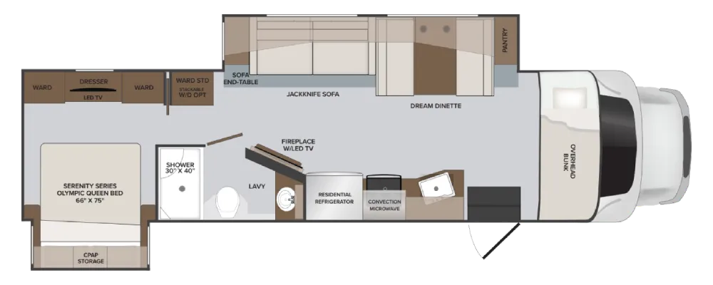 Holiday Rambler Incline FS600D FS600D 36CS floor plan