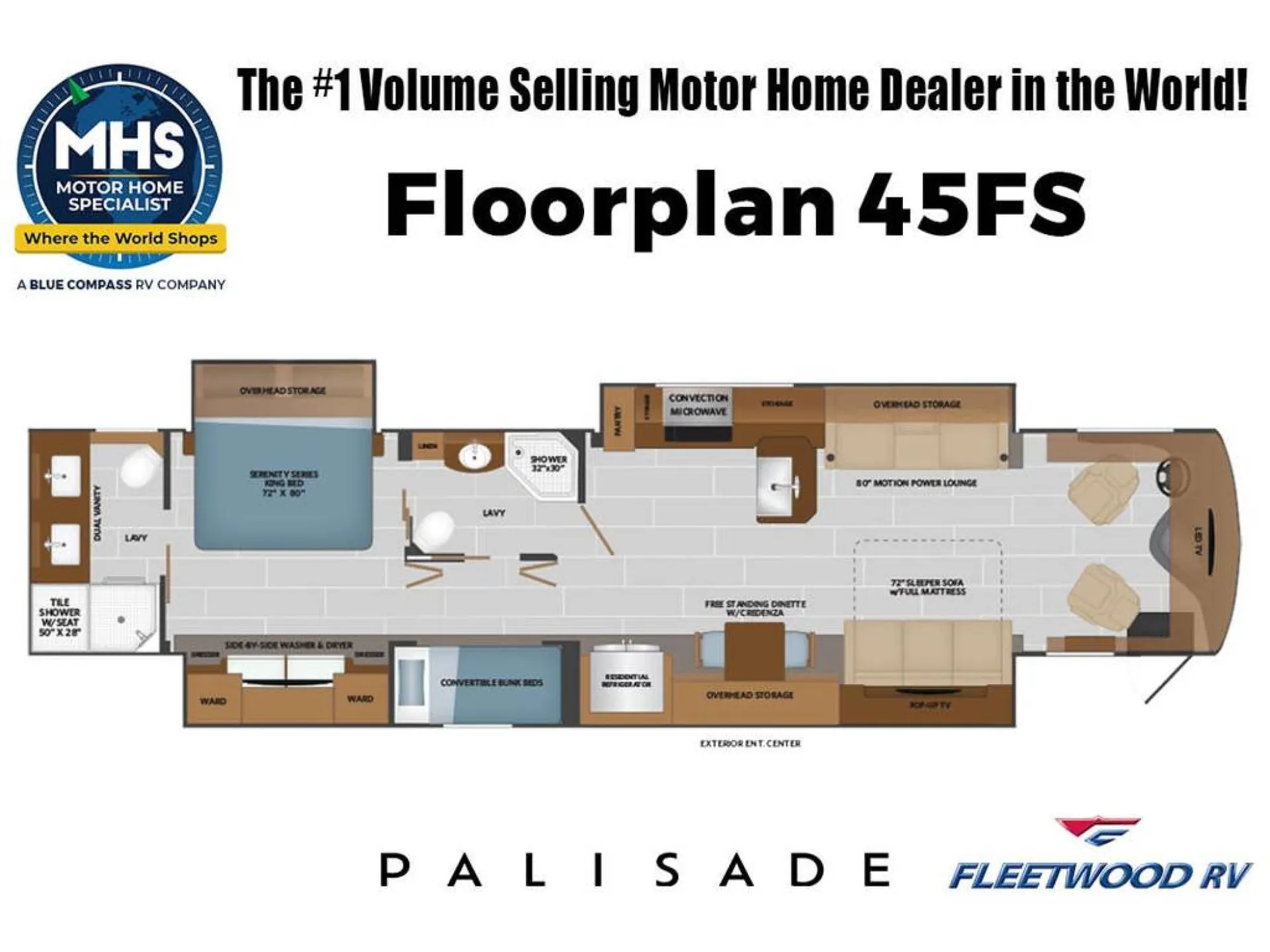 2027 Fleetwood Palisade 45FS - Photo 3