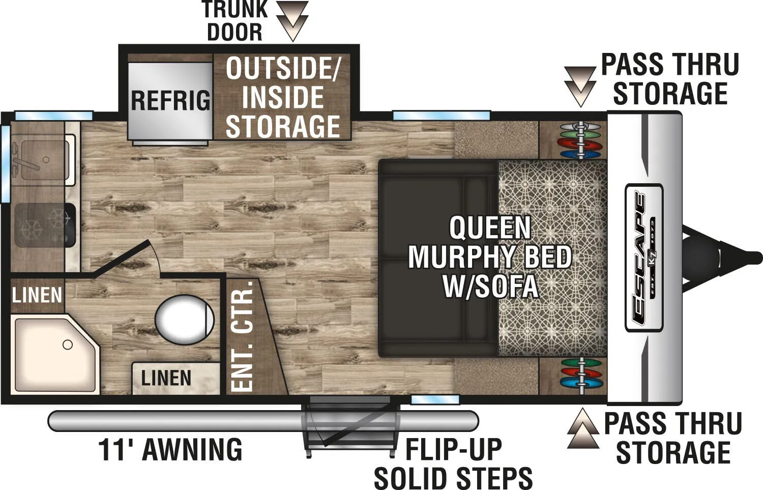 K-Z Escape E171MB floor plan