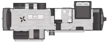 2026 Keystone Cougar 316RLS - Floor plan