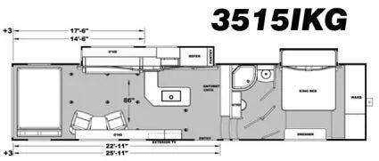 Eclipse Iconic 3515iKG floor plan