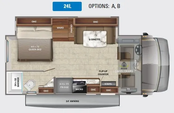 Jayco Melbourne 24L floor plan