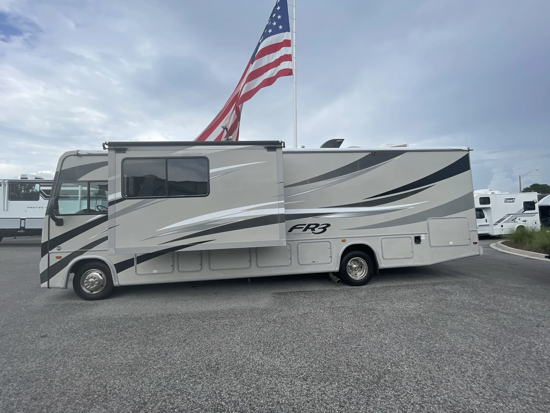 2017 Forest River FR3 32DS — off campside