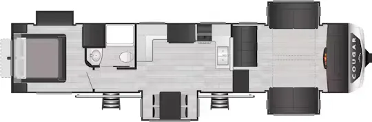 Keystone Cougar 354FLS floor plan