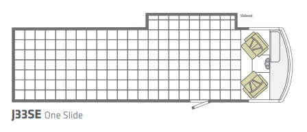 Winnebago All-Electric J33SE (1 Slide) floor plan
