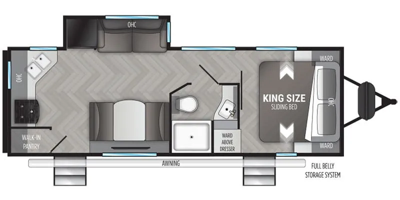 2021 Cruiser RV Shadow Cruiser SC248RKS - Floor plan