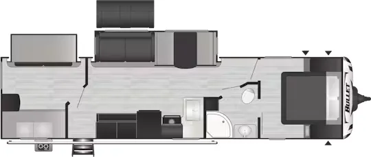 Keystone Bullet Premium 331BHSWE floor plan
