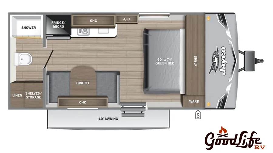 2026 Jayco Jay Flight SLX 170FQ - Floor plan