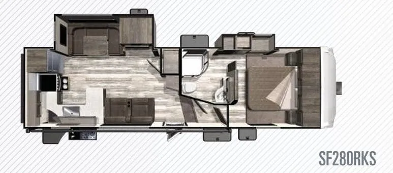 Highland Ridge Silverstar Limited SF280RKS floor plan
