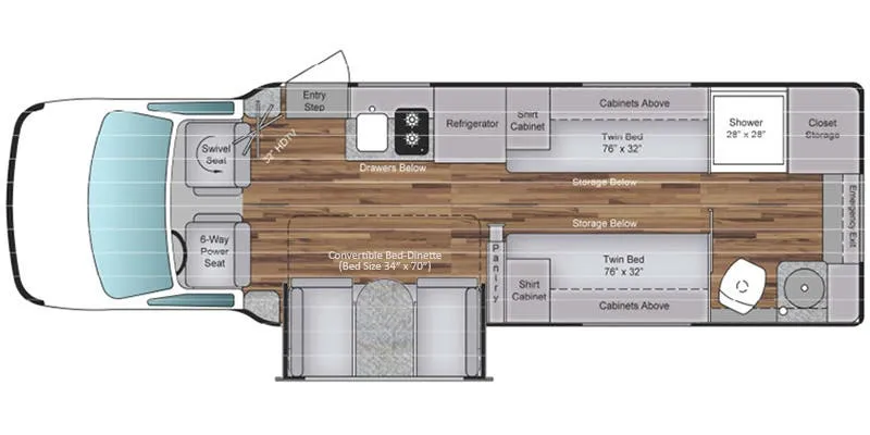 Coach House Platinum IV 261 FD floor plan