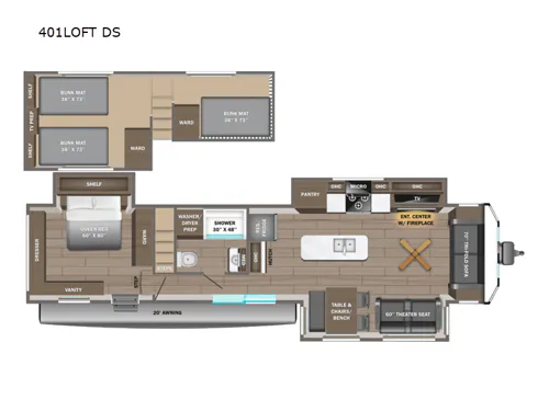 2026 Jayco Jay Flight Bungalow 401LOFT DS, Photos photo 2