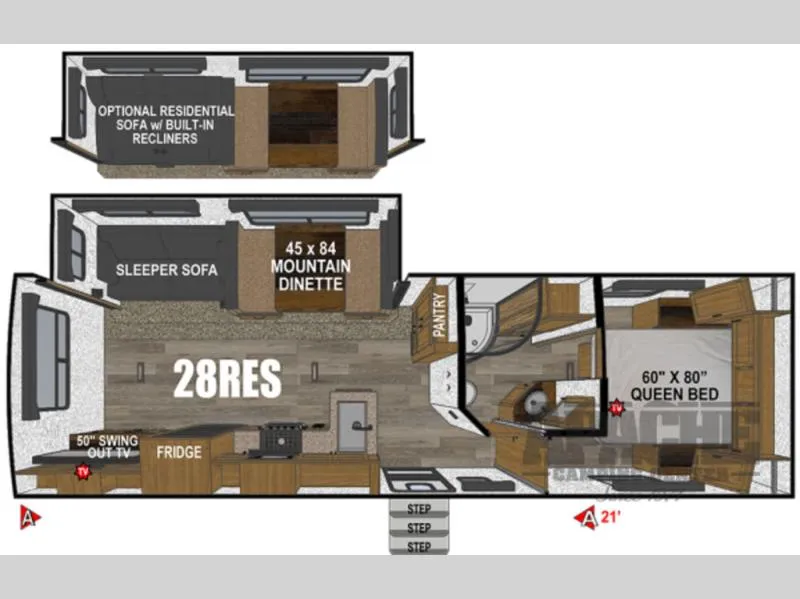 2026 Outdoors RV Timber Ridge Titanium Series 28RES - Photo 2
