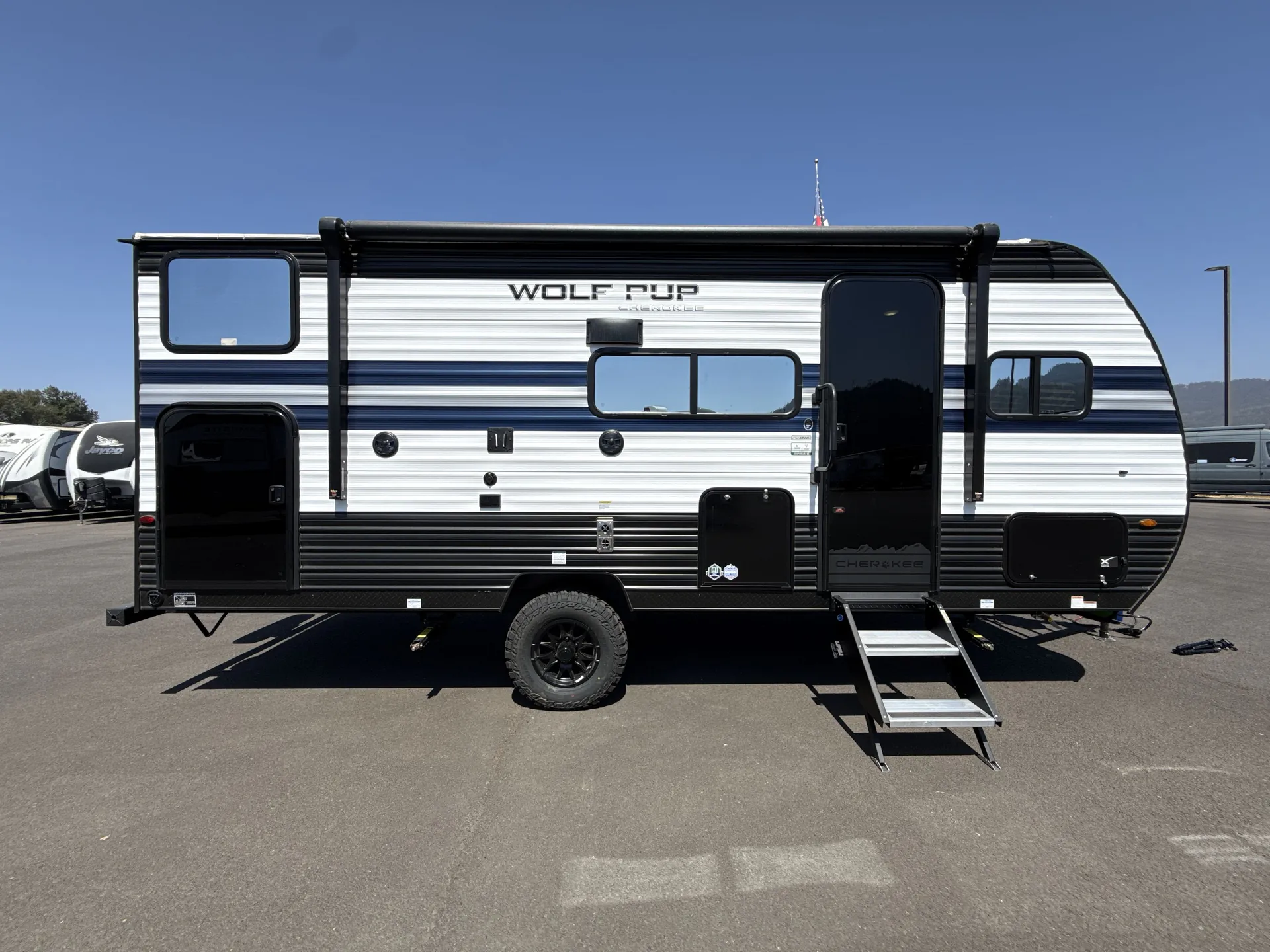 2027 Forest River Cherokee Wolf Pup 17JW — campside