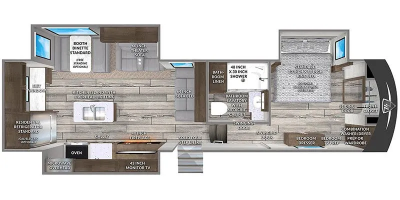 Vanleigh PineCrest 330MKP floor plan