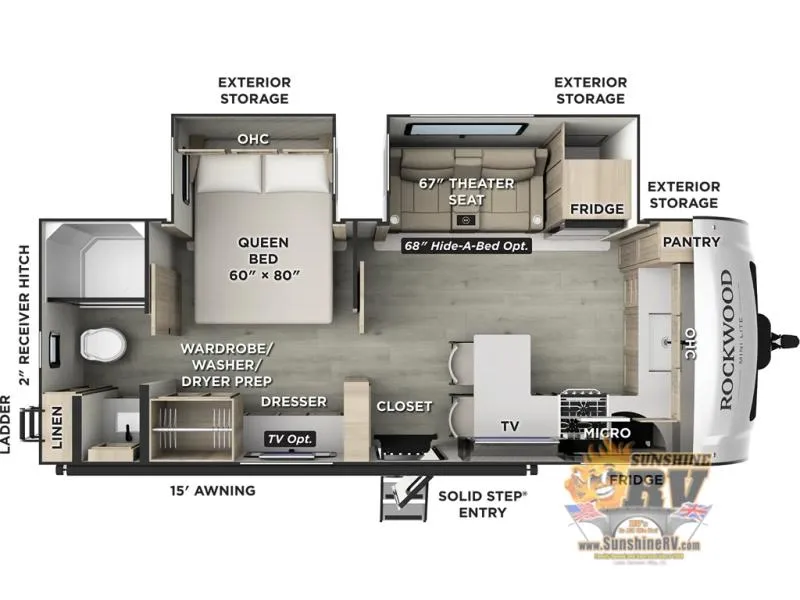 2026 Forest River Rockwood Mini Lite 2523MBR - Photo 3