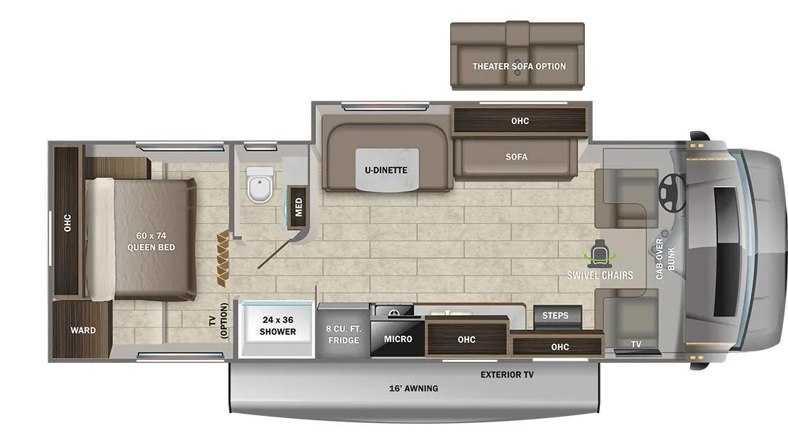 Entegra Coach Odyssey 29K floor plan