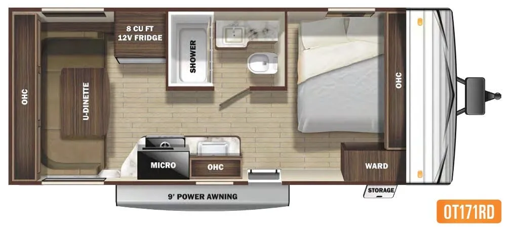 Highland Ridge Open Range Conventional OT171RD floor plan