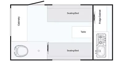 2018 Nucamp RV TAB 320 CS-S floor plan