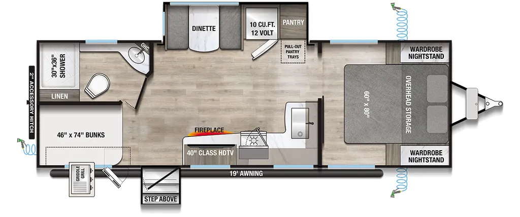 2026 Alliance RV Delta BH271 floor plan