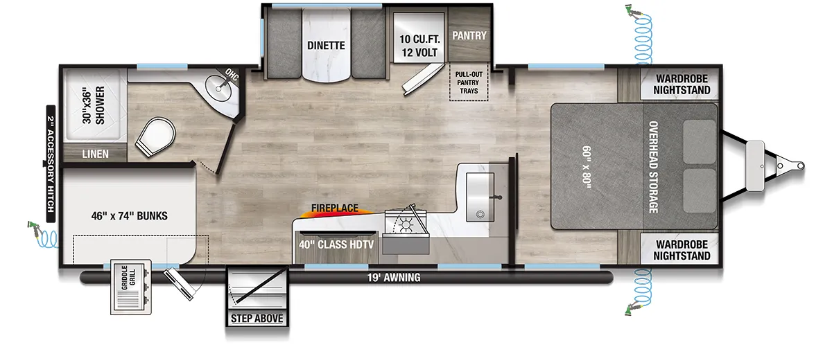 Alliance RV Delta BH271 floor plan