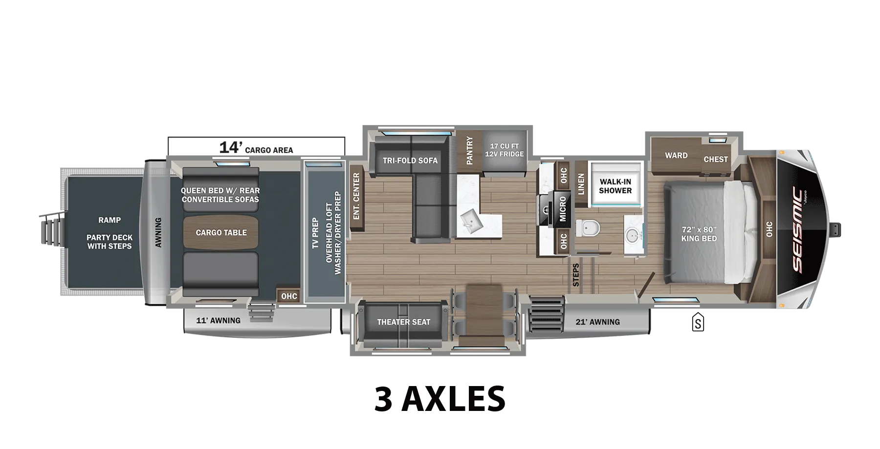 2027 Jayco Seismic 395 - Floor plan