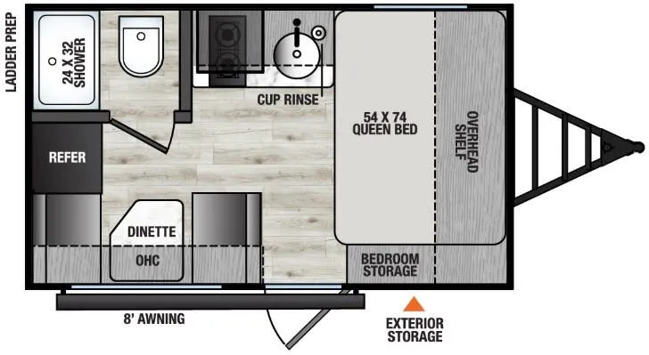 Coachmen Clipper 12RD floor plan