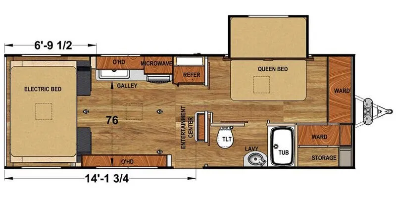 Eclipse Attitude Pro 2414BSG floor plan