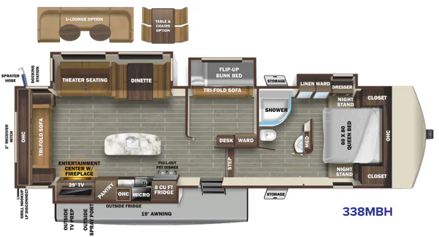 Starcraft Telluride 338MBH floor plan