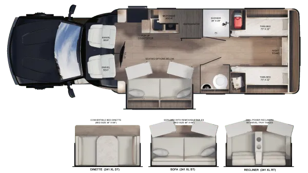 Coach House Platinum II 241XL floor plan