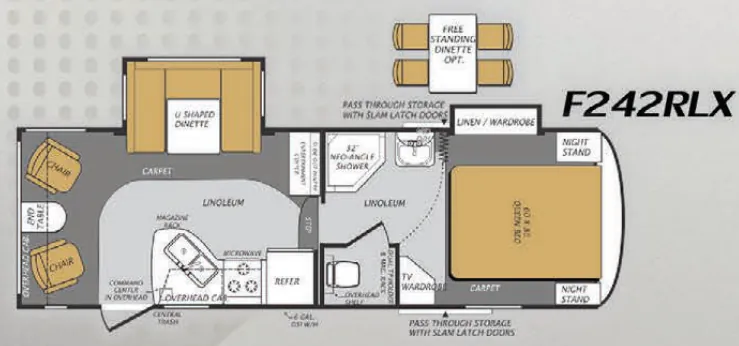 Forest River Wildcat Maxx 242RLX floor plan